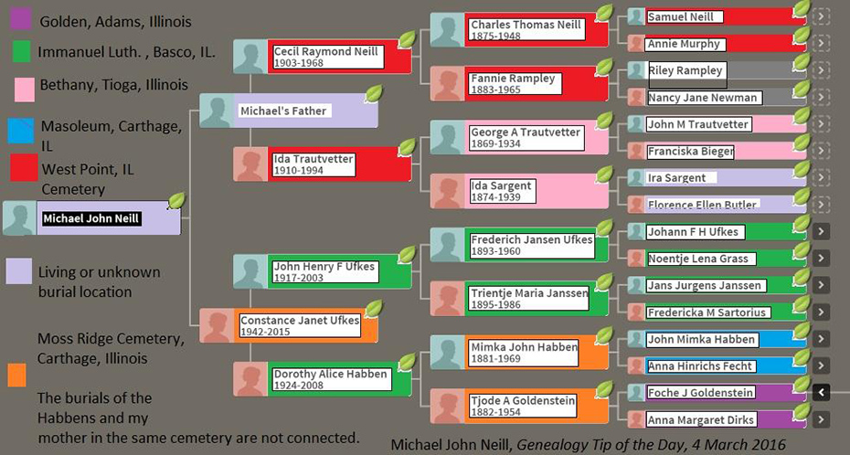 The FamilyRoots Organizer Color-Coding System: FAQ  Family genealogy, Family  tree genealogy, Genealogy chart