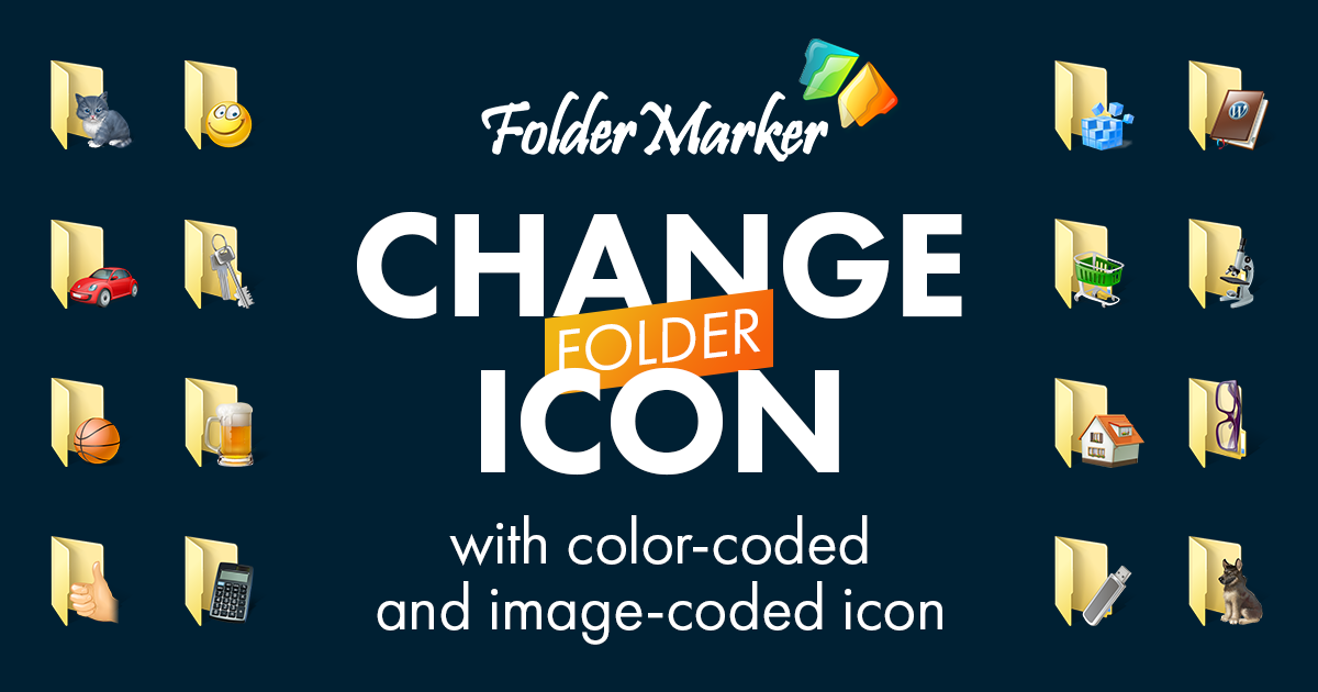 change folder icon win 8.1