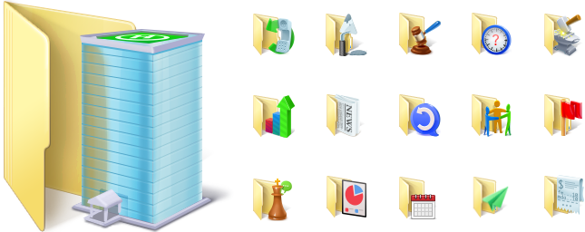 Business Folder Icons