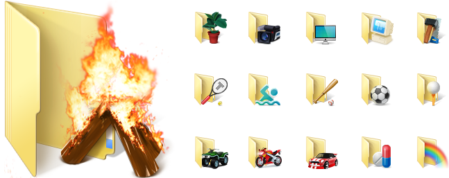 Hobbies Folder Icons
