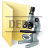 Иконка папки в стиле Виста: Микроскоп